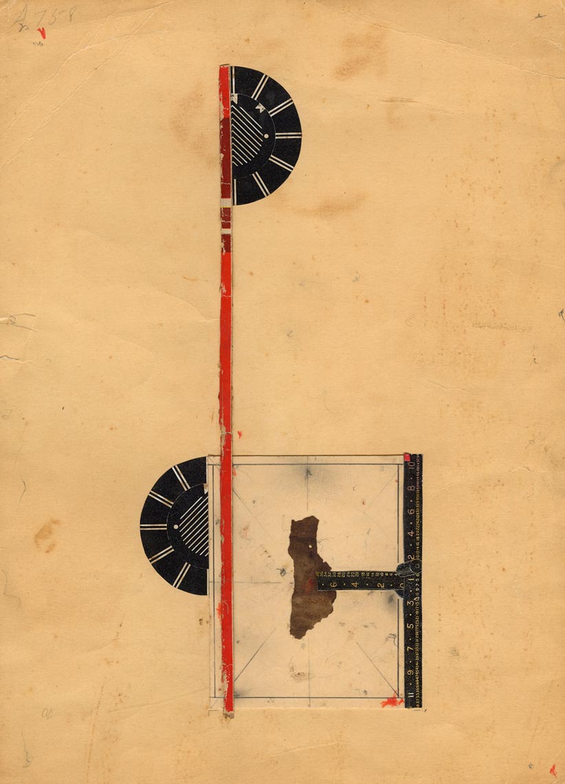 No. 12 - Graphite and Ink on Cut Paper
