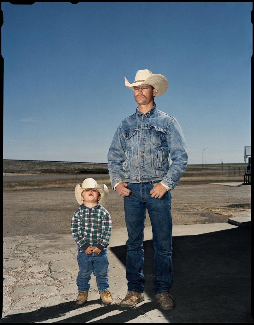 R.D. Horn and his son Bronc - Adrian, TX - Texas Monthly